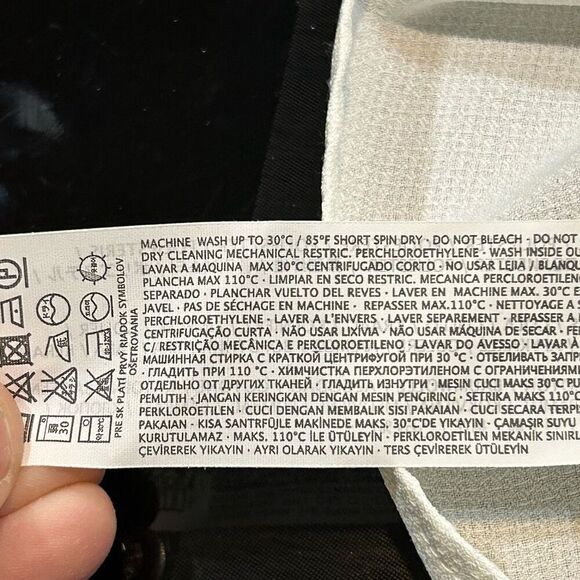 Mango Bluson Babydoll collar black white blouse NWT‎ size 2 - Picture 10 of 10